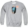 thumbnail image 1 of Batman Hello Adult Crewneck Sweatshirt Athletic Heather, 1 of 1