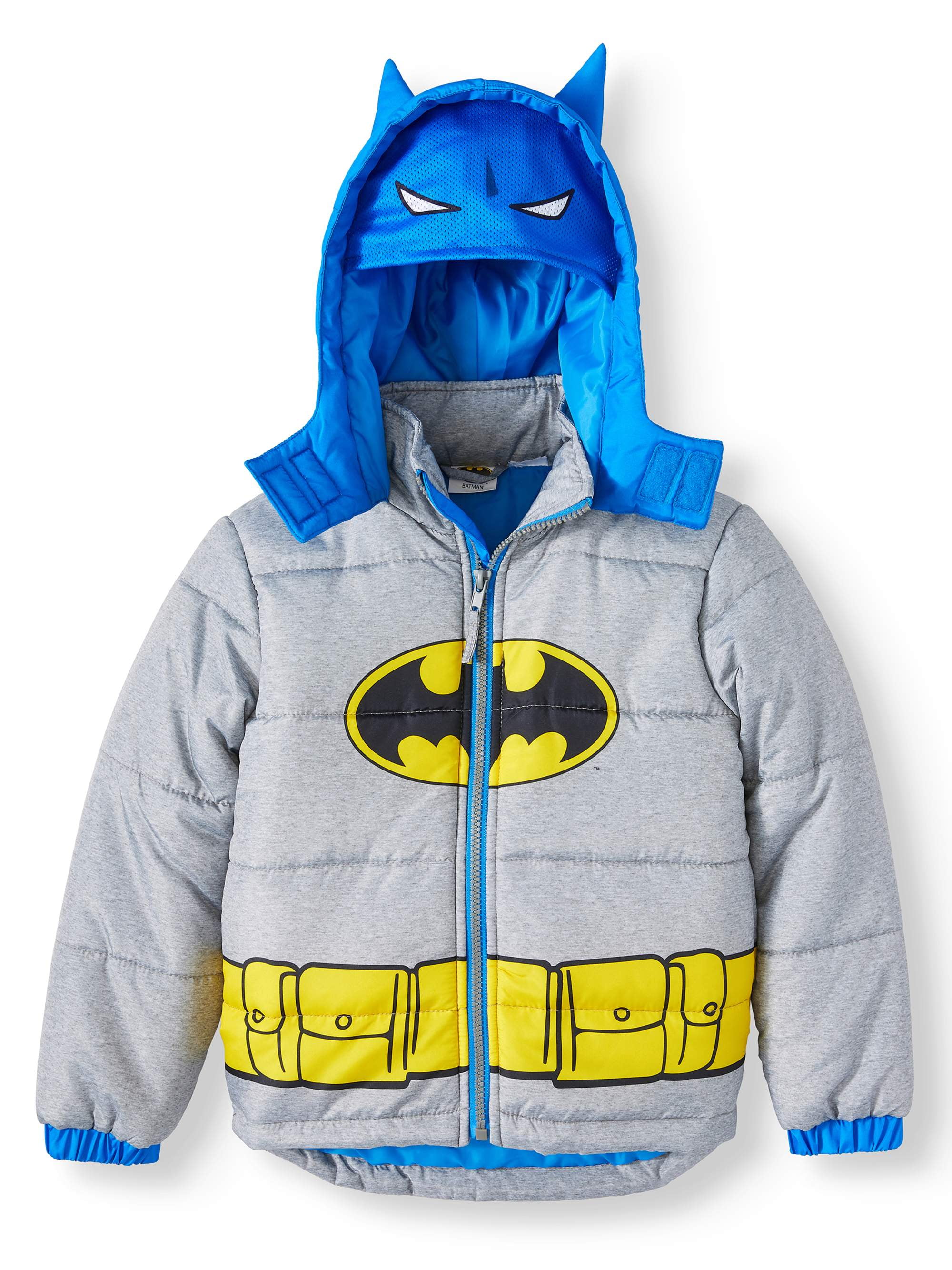 Batman Hooded Costume Puffer Jacket (Little Boys)