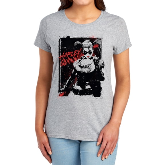 Batman House Call Women's T Shirt, Athletic Heather, X-Large