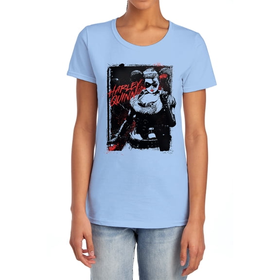 Batman House Call Women's T Shirt, Light Blue, Small