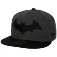 thumbnail image 1 of Batman Hush Logo Grey Colorway New Era 59Fifty Fitted Hat-7 7/8 Fitted, 1 of 6