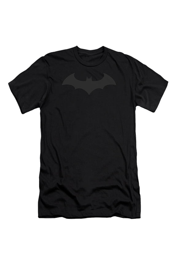 Batman Hush Logo Premium Canvas T-Shirt Adult Slim Fit 30/1 Black