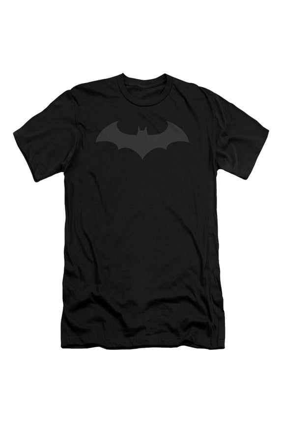 Batman Men's Hush Logo Slim Fit T-shirt Large Black