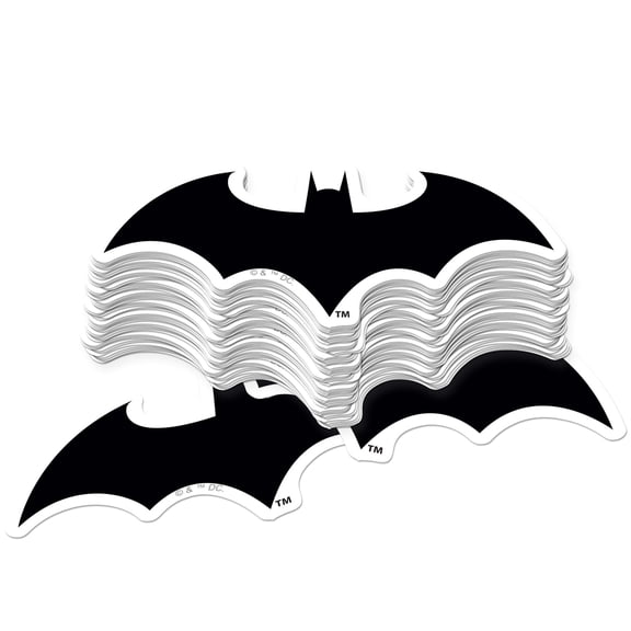 Batman Hush Logo Sticker Pack Stacked Die-Cut Large Deluxe Vinyl Stickers Variety Pack for Laptop, Water Bottle, Scrapbooking, Tablet, Indoor & Outdoor Set of 50