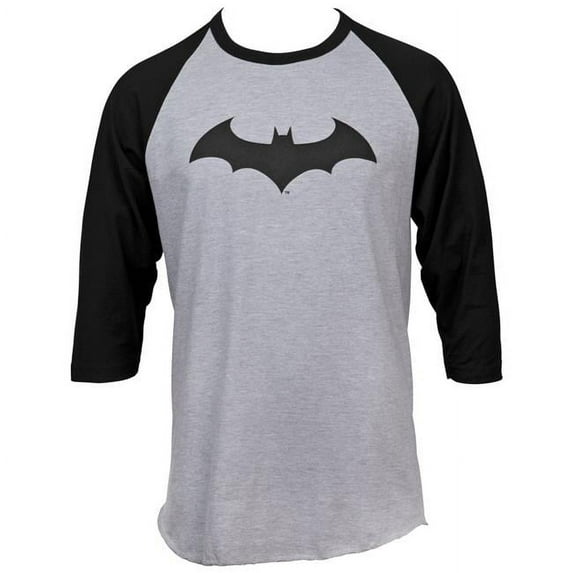 Batman Hush Symbol Baseball T-Shirt-Medium