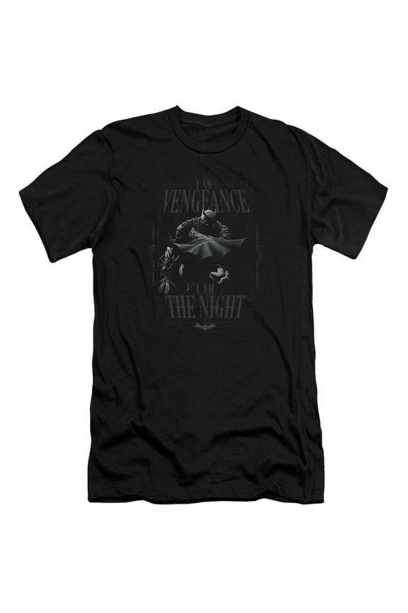 Batman - I Am - Premium Slim Fit Short Sleeve Shirt - X-Large