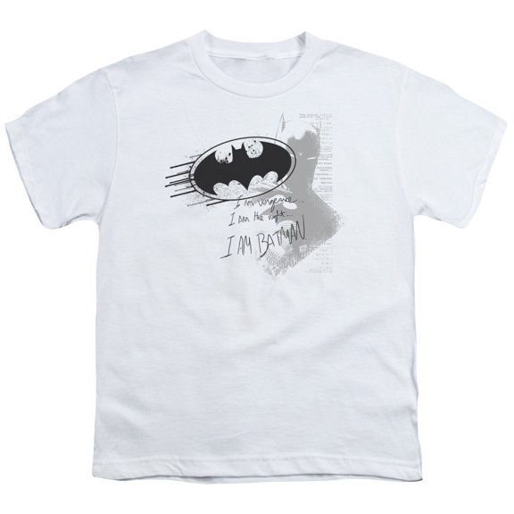 Batman - I Am Vengeance - Youth Short Sleeve Shirt - Medium