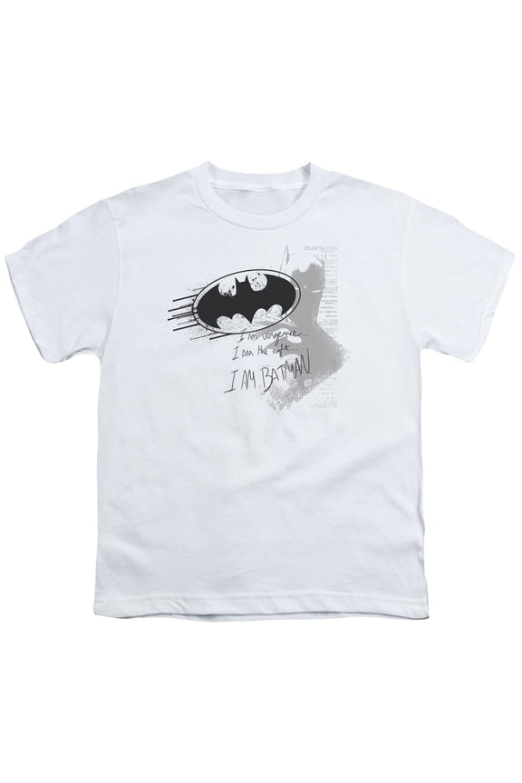 Batman - I Am Vengeance - Youth Short Sleeve Shirt - Small