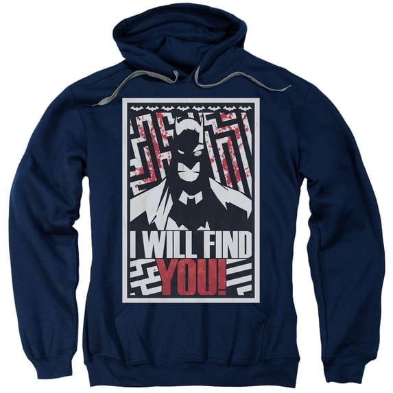 Batman - I Will Fnd You - Pull-Over Hoodie - Medium
