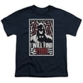 thumbnail image 1 of Batman - I Will Fnd You - Youth Short Sleeve Shirt - Medium, 1 of 2