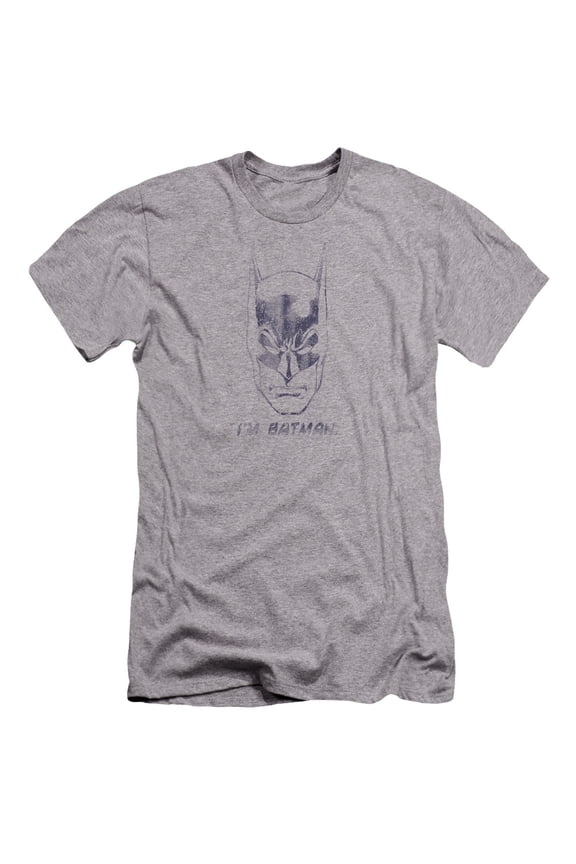 Batman - Im Batman - Premium Slim Fit Short Sleeve Shirt - Small