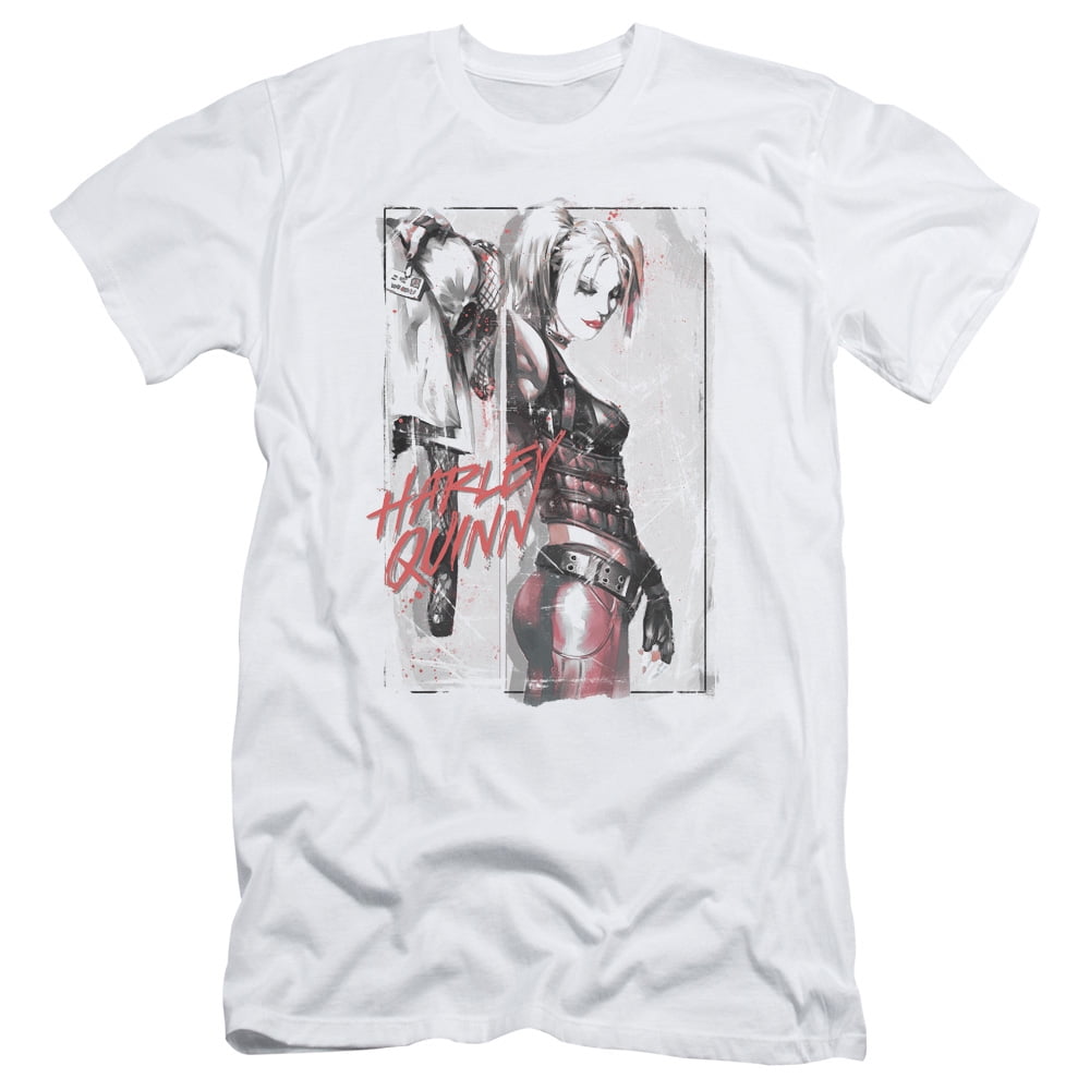 Harley Quinn Adult Acid Wash XoXo T-shirt DC Harley Quinn Adult Acid Wash XoXo T-shirt DC