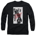 thumbnail image 1 of Batman Inked Quinn Long Sleeve Adult 18/1 T-Shirt  Black, 1 of 1