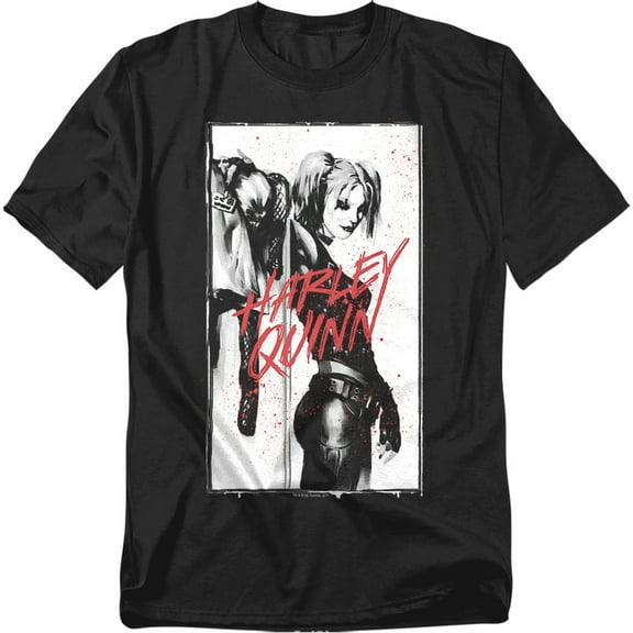 Batman T-Shirt Inked Quinn Unisex Graphic Tee For Men & Women Black 