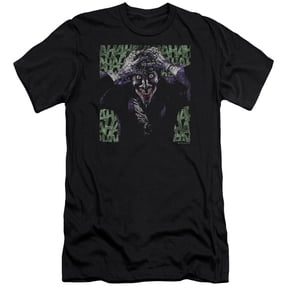 Batman Insanity Premium Canvas T-Shirt Adult Slim Fit 30/1 Black