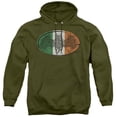 thumbnail image 1 of Batman & Irish Celtic Symbol-Adult Pull-Over Hoodie, Military Green - Small, 1 of 1