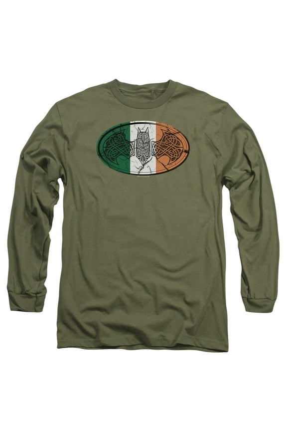 Batman - Irish Celtic Symbol - Long Sleeve Shirt - Small