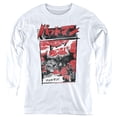thumbnail image 1 of Batman Japan Heroes 2 Kids Long Sleeve T Shirt (Large) for Youth Boys and Girls, White, 1 of 4