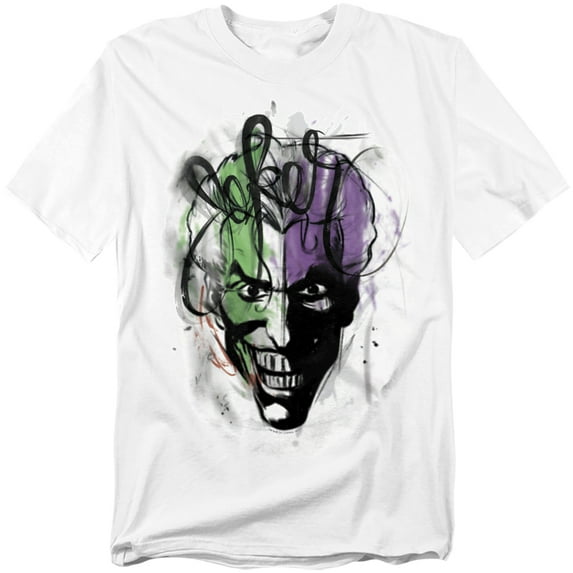 Batman T-Shirt Joker Airbrush Unisex Graphic Tee For Men & Women