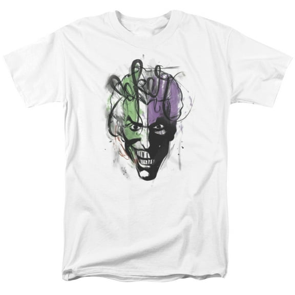 Batman Joker Airbrush Officially Licensed Adult T-Shirt XL