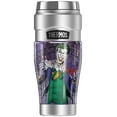 thumbnail image 1 of Batman Joker Arkham THERMOS STAINLESS KING Stainless Steel Travel Tumbler, Vacuum insulated & Double Wall, 16oz, 1 of 6