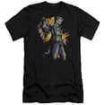 thumbnail image 1 of Batman Joker Bang Premium Canvas T-Shirt Adult Slim Fit 30/1 Black, 1 of 1