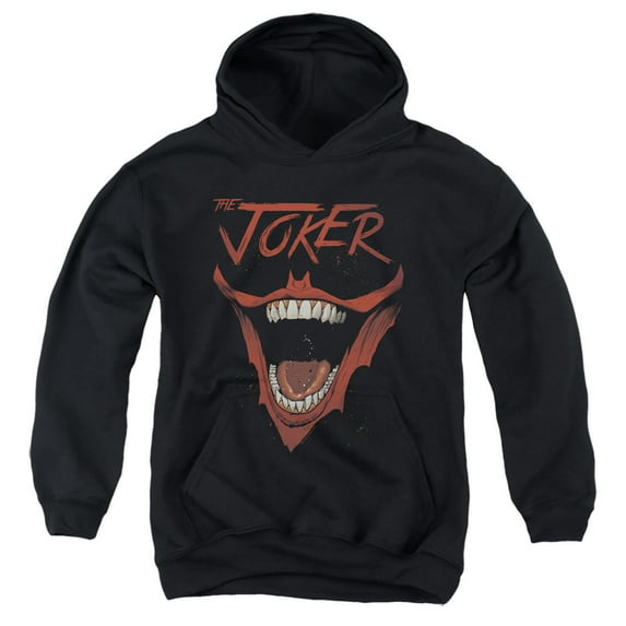 Batman - Joker Bat Laugh - Youth Hooded Sweatshirt - Medium
