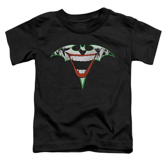 Batman - Joker Bat Logo - Toddler Short Sleeve Shirt - 3T