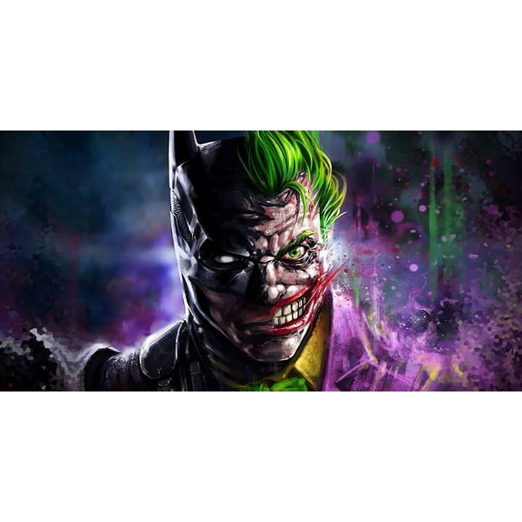 Batman - Joker - CANVAS OR PRINT WALL ART
