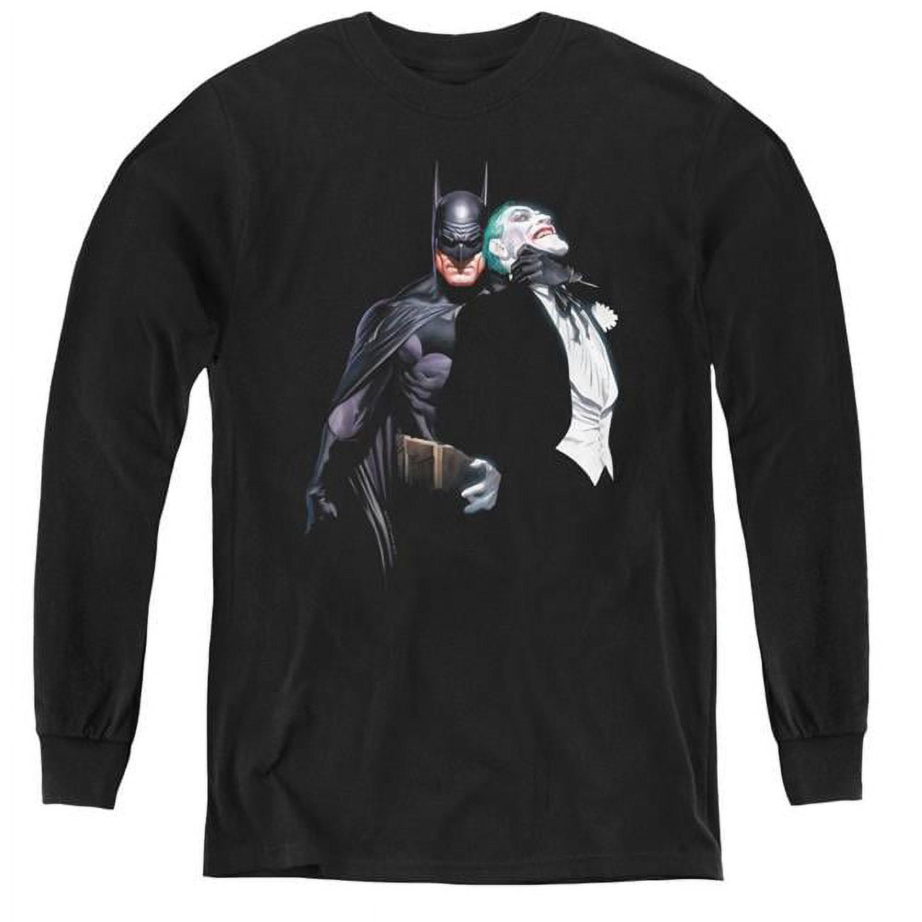 Batman & Joker Choke-Youth Long Sleeve Tee, Black - Medium - Walmart.com