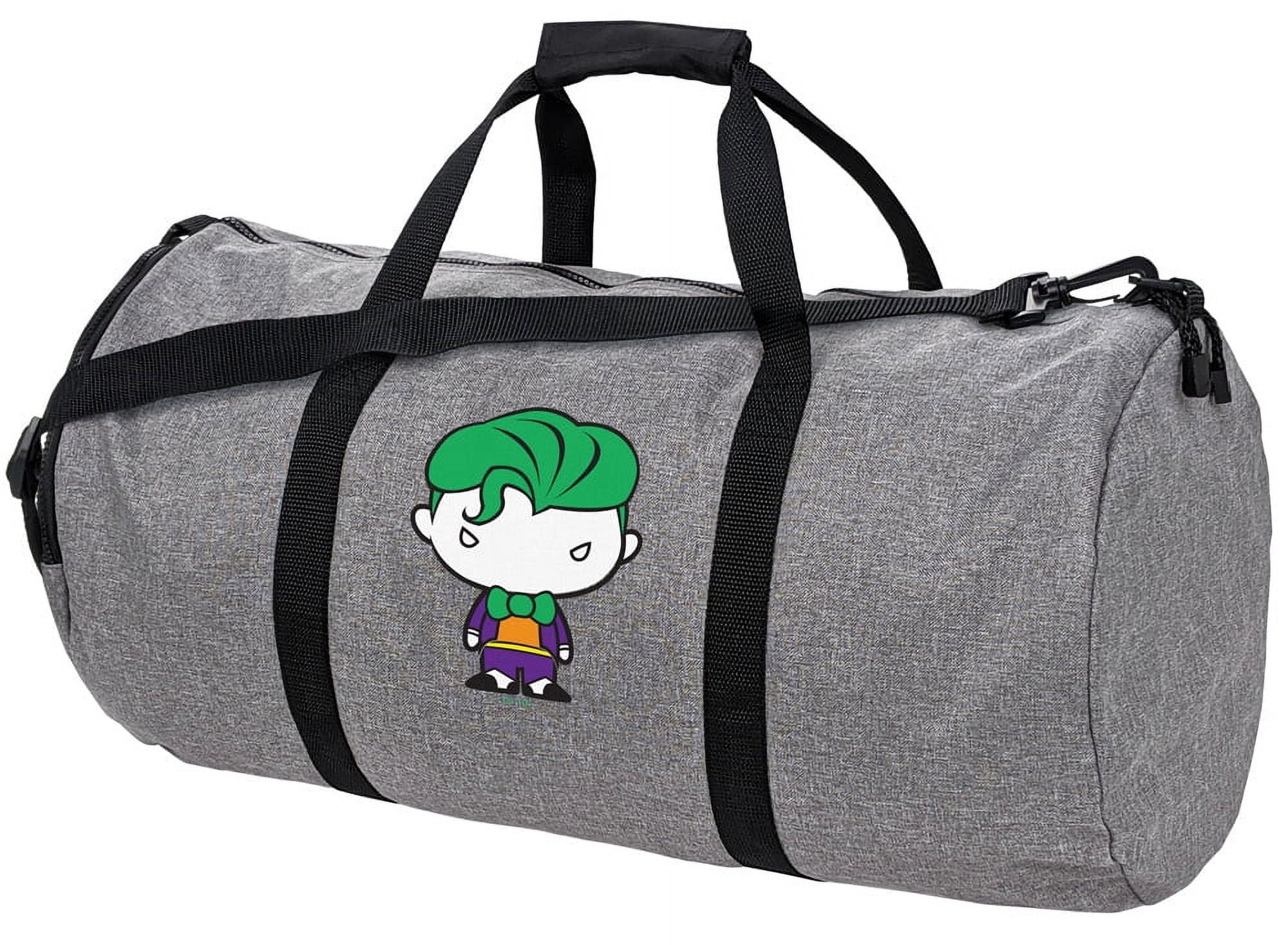 Batman Joker Cute Chibi Character Lightweight Duffel Bag for Sports and Gym Packable for Travel