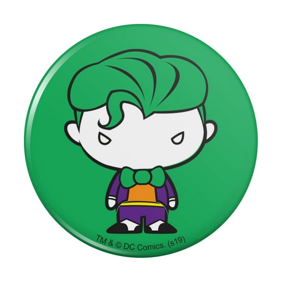 Batman Joker Cute Chibi Character Pinback Button Pin