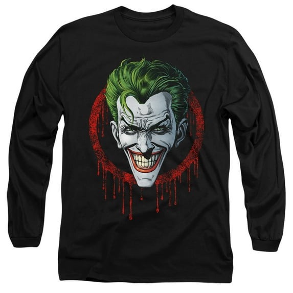 Batman - Joker Drip - Long Sleeve Shirt - X-Large
