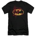 thumbnail image 1 of Batman Men's Joker Graffiti Slim Fit T-shirt Small Black, 1 of 2