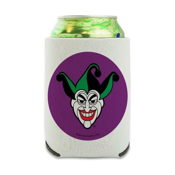 Batman Joker Symbol Can Cooler - Drink Sleeve Hugger Collapsible Insulator - Beverage Insulated Holder