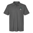 thumbnail image 1 of Batman Joker Symbol Cotton Polo Shirt, Charcoal, X-Large, 1 of 6