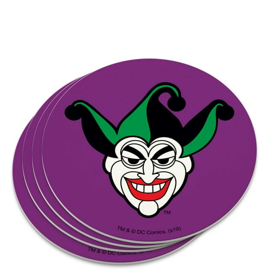 Batman Joker Symbol Novelty Coaster Set