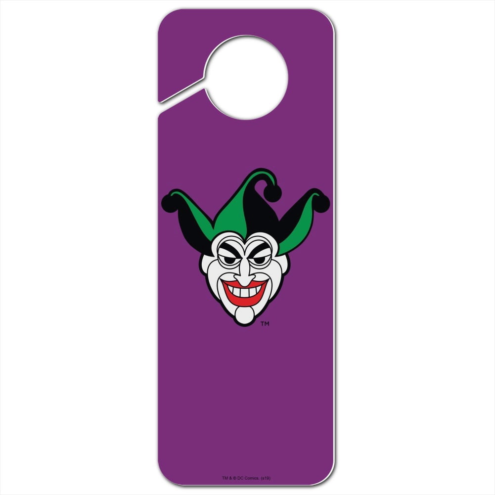 Batman Joker Symbol Plastic Door Knob Hanger Sign - Walmart.com