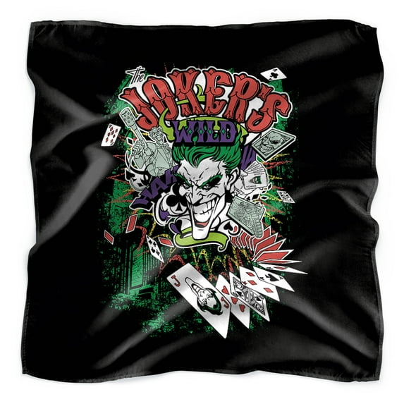 Batman Joker's Wild Bandana (21 in x 21 in)