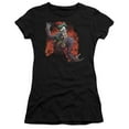 thumbnail image 1 of Batman Jokers Ave S/S Junior Women's T-Shirt Sheer Black, 1 of 2