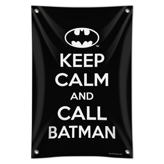Batman Keep Calm and Call Home Business Office Sign