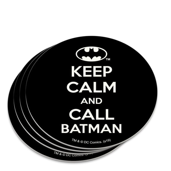 Batman Keep Calm and Call Novelty Coaster Set