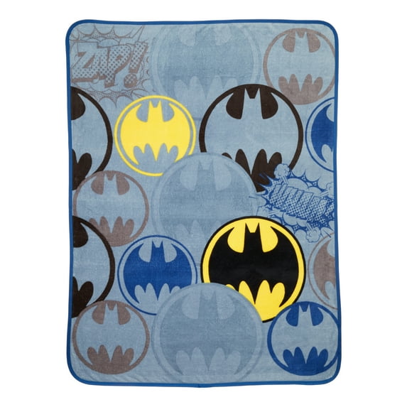 Batman Kids Fleece Throw, 46" x 60", Warner Brothers