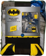Batman Kids Silky Soft Plush Throw Blanket, 40" x 50"