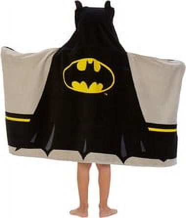 Batman Kids Super Soft Cotton Terry Hooded Towel Wrap