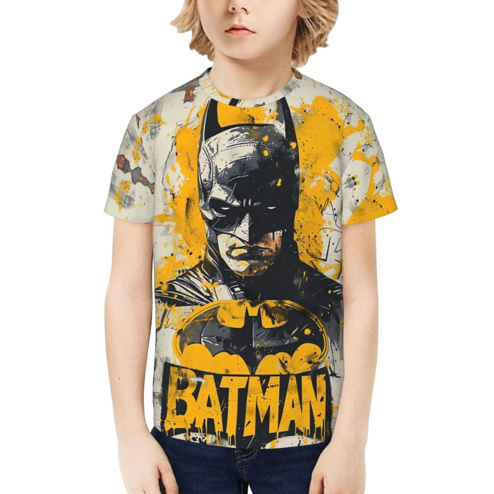 Batman Kids T-Shirt 3d Printed Graphic T-Shirts Boys And Girls Short ...