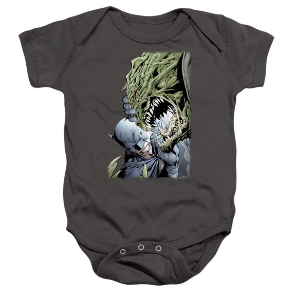 Batman Killer Croc Unisex Infant Snap Suit for Baby (18 Months) Charcoal