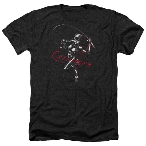 Batman - Kitten With A Whip - Heather Short Sleeve Shirt - Large