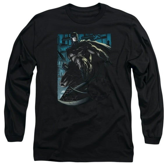 Batman - Knight Falls In Gotham - Long Sleeve Shirt - Large