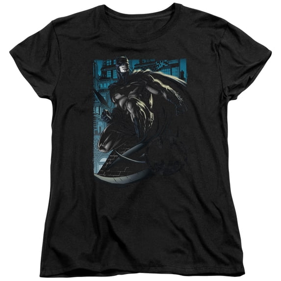 Batman - Knight Falls In Gotham - Women's Short Sleeve Shirt - X-Large